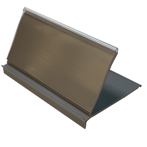 PETG透明+灰色标签栏